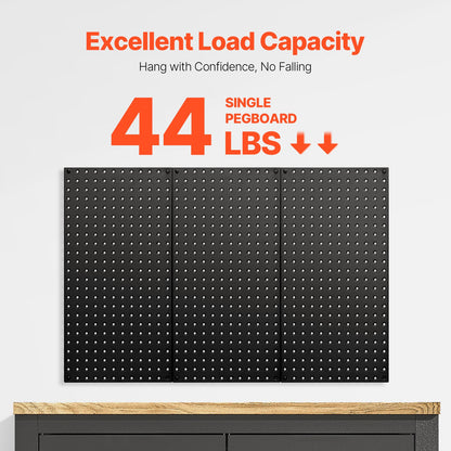 Metal Pegboard Panels609.6 x 304.8 mm3 Panels Wall Organizer for Home V952-GJGBHSJS24127XEN9V0