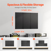 Metal Pegboard Panels609.6 x 304.8 mm3 Panels Wall Organizer for Home V952-GJGBHSJS24127XEN9V0