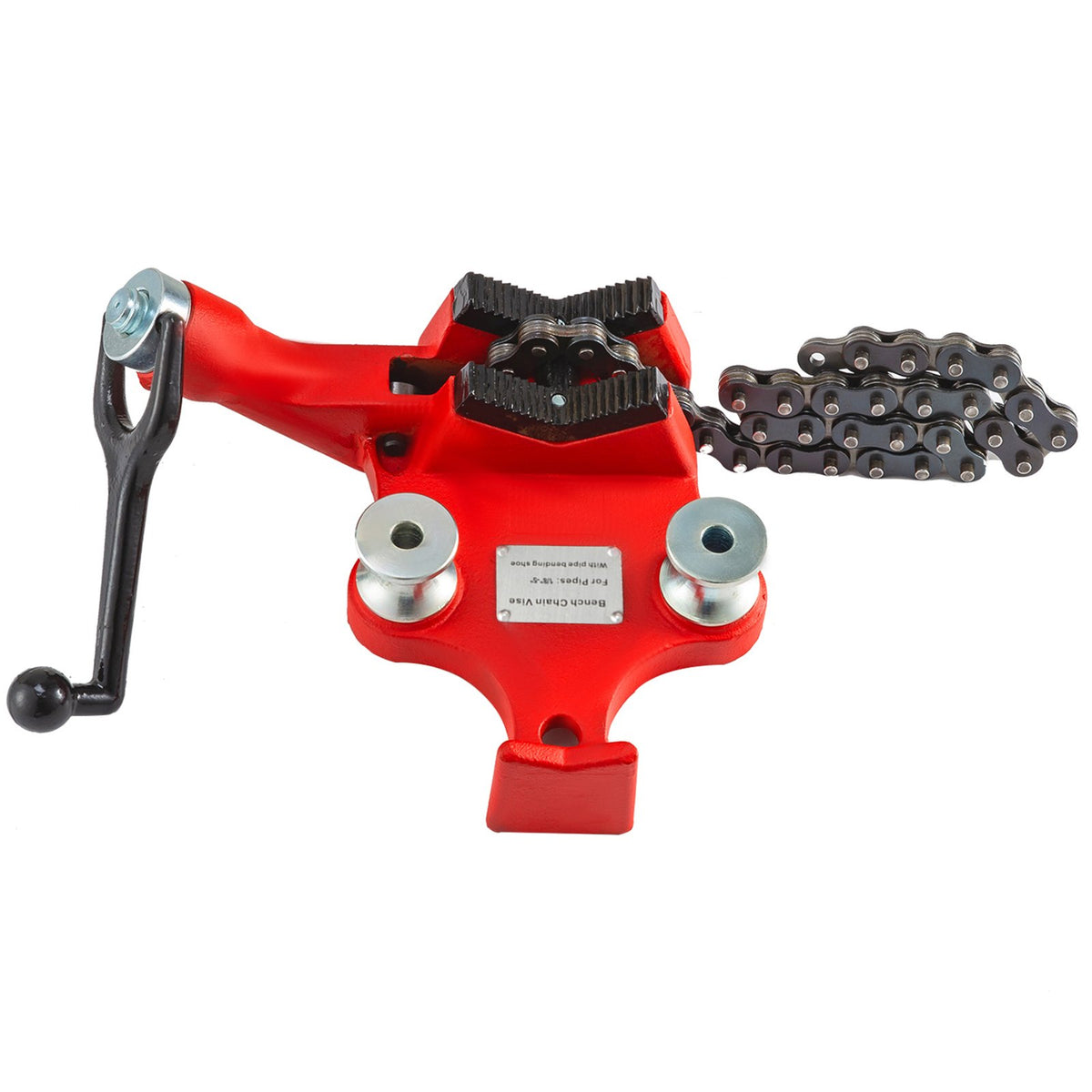 Screw Bench Chain Vice For 1/8'' to 5'' Pipe Bench Vice With Crank Handle V952-GJLGTHQ0000000001V0