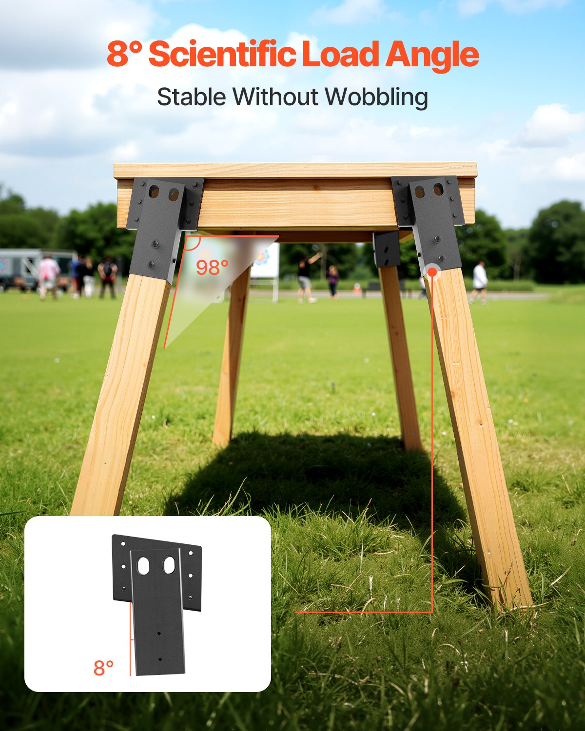 Deer Blind Brackets, Outdoor 3.6x3.6 Platform Bracket, Fit 3.5x3.5 In / 88.9x88.9 mm Lumber, 2204lbs/1000kg V952-GJPTZJ44YC8PNOA2J001V0