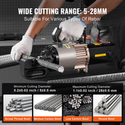 2000W Electric Hydraulic Rebar Cutter Cutting up to 1.1 Inch 5-28mm V952-GJQDJLHJQX28H1FBLV3