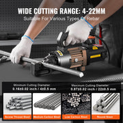 1500W Electric Hydraulic Rebar Cutter Cutting up to 7/8 Inch #7 4-22mm V952-GJQDJQX22MML1ACN8V3