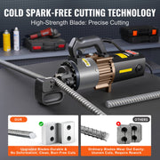 2000W Electric Hydraulic Rebar Cutter Cutting up to 1 Inch #8 4-25mm V952-GJQDJQX25MMLA0C7XV3