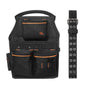Tool Pouch with Belt, 14 Pockets Professional Tool Belt Pouch for Men, Heavy Duty Detachable Adjustable V952-GJYDKXZYKDYBZ1J5M001V0