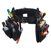 Tool Belt, 18 Pockets Professional Tool Pouch for Men, Heavy Duty Adjustable Utility Belt Detachable Work Bag V952-GJYDKXZYKSYBRCQ0J001V0