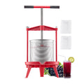 3.69 Gal/14L Fruit Wine Press, Stainless Steel Basket with Cross-beam and Triangular Structure, Manual Juice V952-GJYZJLSBXG142GNCWV0