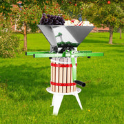 1.8 Gal/7L Fruit and Apple Crusher, Large Manual Grinder, Stainless Steel Fruit Scratter Pulper for Wine V952-GJYZJLSBXG7LH0QABV0