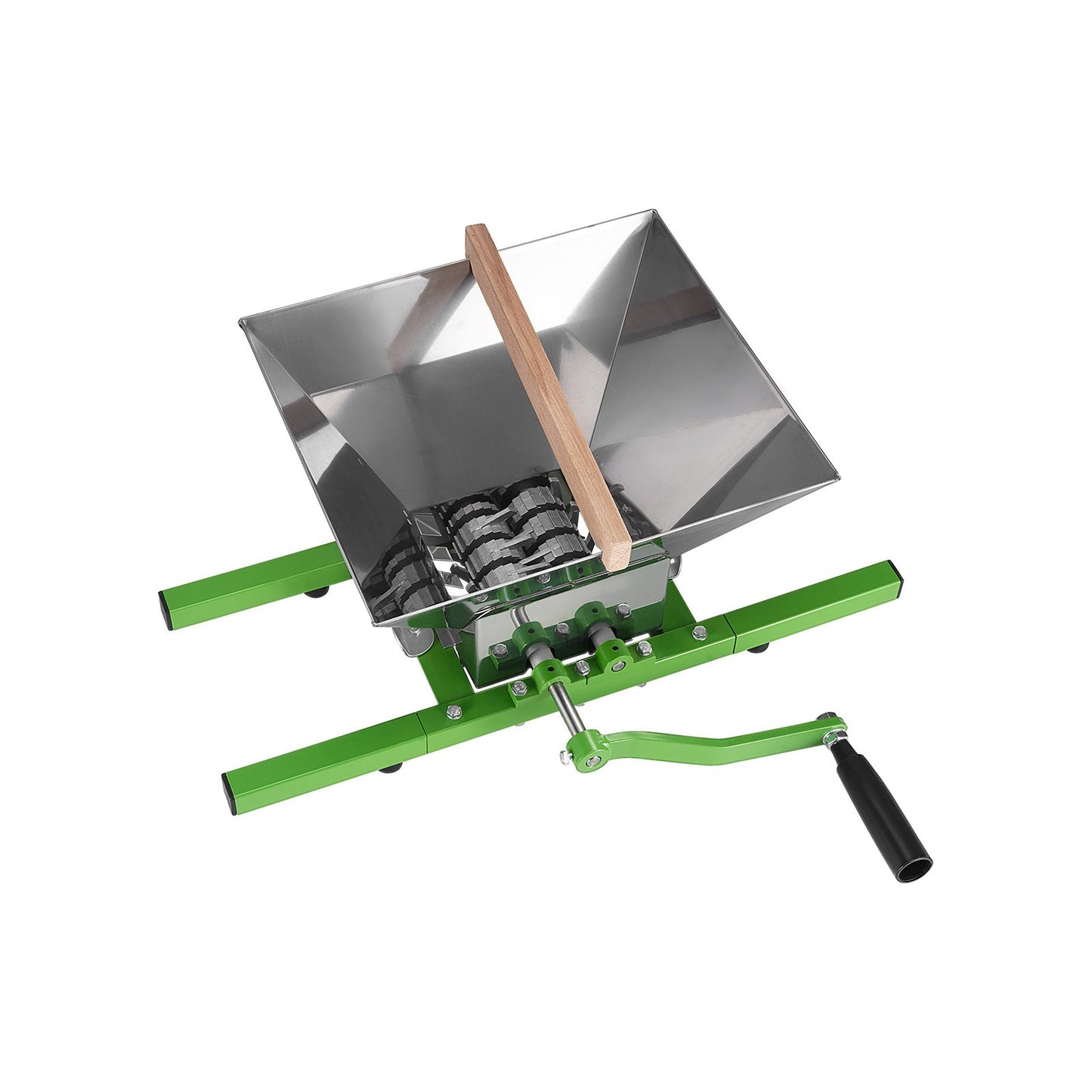 1.8 Gal/7L Fruit and Apple Crusher, Large Manual Grinder, Stainless Steel Fruit Scratter Pulper for Wine V952-GJYZJLSBXG7LH0QABV0