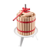 Fruit Wine Press Manual Press for Wine Making 3.2 Gal/12L Wood Basket V952-GJYZJLSSM12LGR2A1V0