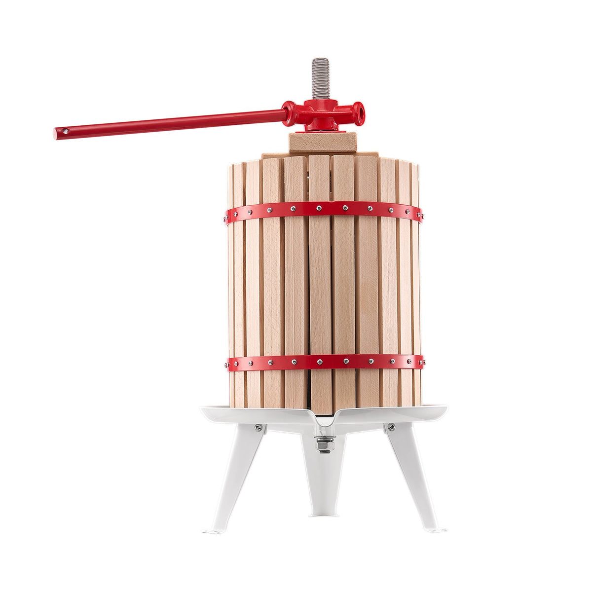 Fruit Wine Press Manual Press for Wine Making 4.75 Gal/18L Wood Basket V952-GJYZJLSSM18LC9D1UV0