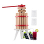 1.6 Gal/6L Fruit Wine Press, Solid Wood Basket with 8 Blocks, Heavy Duty Manual Juice Maker, Cider Apple V952-GJYZJLSSM6LB7BMXAV0