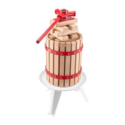 1.6 Gal/6L Fruit Wine Press, Solid Wood Basket with 8 Blocks, Heavy Duty Manual Juice Maker, Cider Apple V952-GJYZJLSSM6LB7BMXAV0