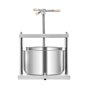 3.17 Gal/12L Fruit Wine Press, 2 Stainless Steel Barrels, Manual Juice Maker, Cider Apple Grape Tincture V952-GJYZJTMBXG126ECPKV0