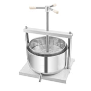 3.17 Gal/12L Fruit Wine Press, 2 Stainless Steel Barrels, Manual Juice Maker, Cider Apple Grape Tincture V952-GJYZJTMBXG126ECPKV0