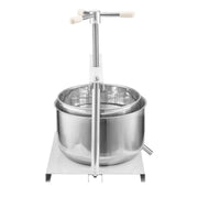 3.17 Gal/12L Fruit Wine Press, 2 Stainless Steel Barrels, Manual Juice Maker, Cider Apple Grape Tincture V952-GJYZJTMBXG126ECPKV0