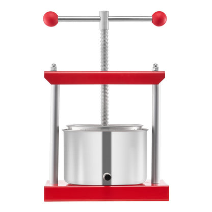 0.8 Gal/3L Fruit Wine Press, 2 Stainless Steel Barrels, Manual Juice Maker, Cider Apple Grape Tincture Honey V952-GJYZJTMBXG3L4YRM6V0