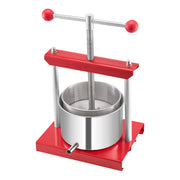 0.8 Gal/3L Fruit Wine Press, 2 Stainless Steel Barrels, Manual Juice Maker, Cider Apple Grape Tincture Honey V952-GJYZJTMBXG3L4YRM6V0