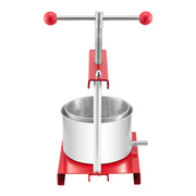 0.8 Gal/3L Fruit Wine Press, 2 Stainless Steel Barrels, Manual Juice Maker, Cider Apple Grape Tincture Honey V952-GJYZJTMBXG3L4YRM6V0