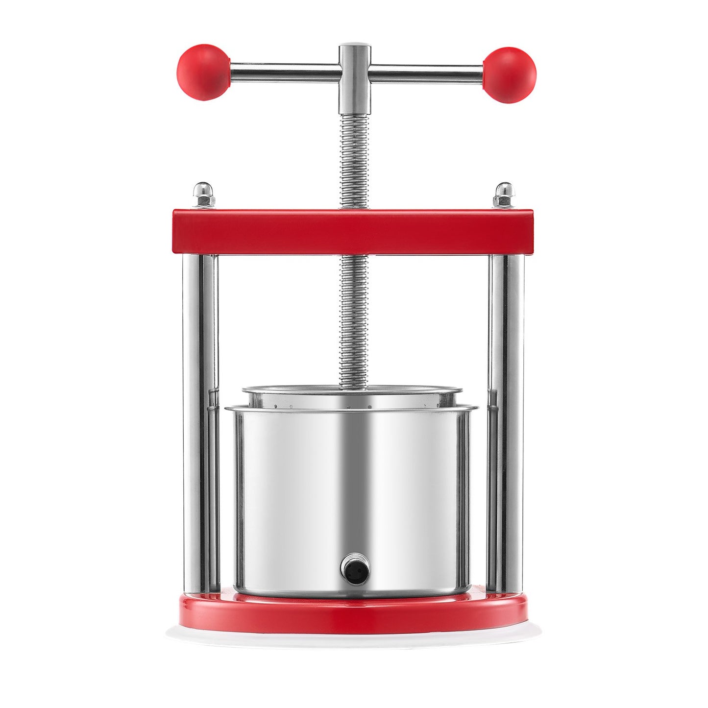 Fruit Wine Press Manual Press for Wine Making 1.6 Gal/6L Stainless Steel V952-GJYZJTMBXG6LEFHOVV0