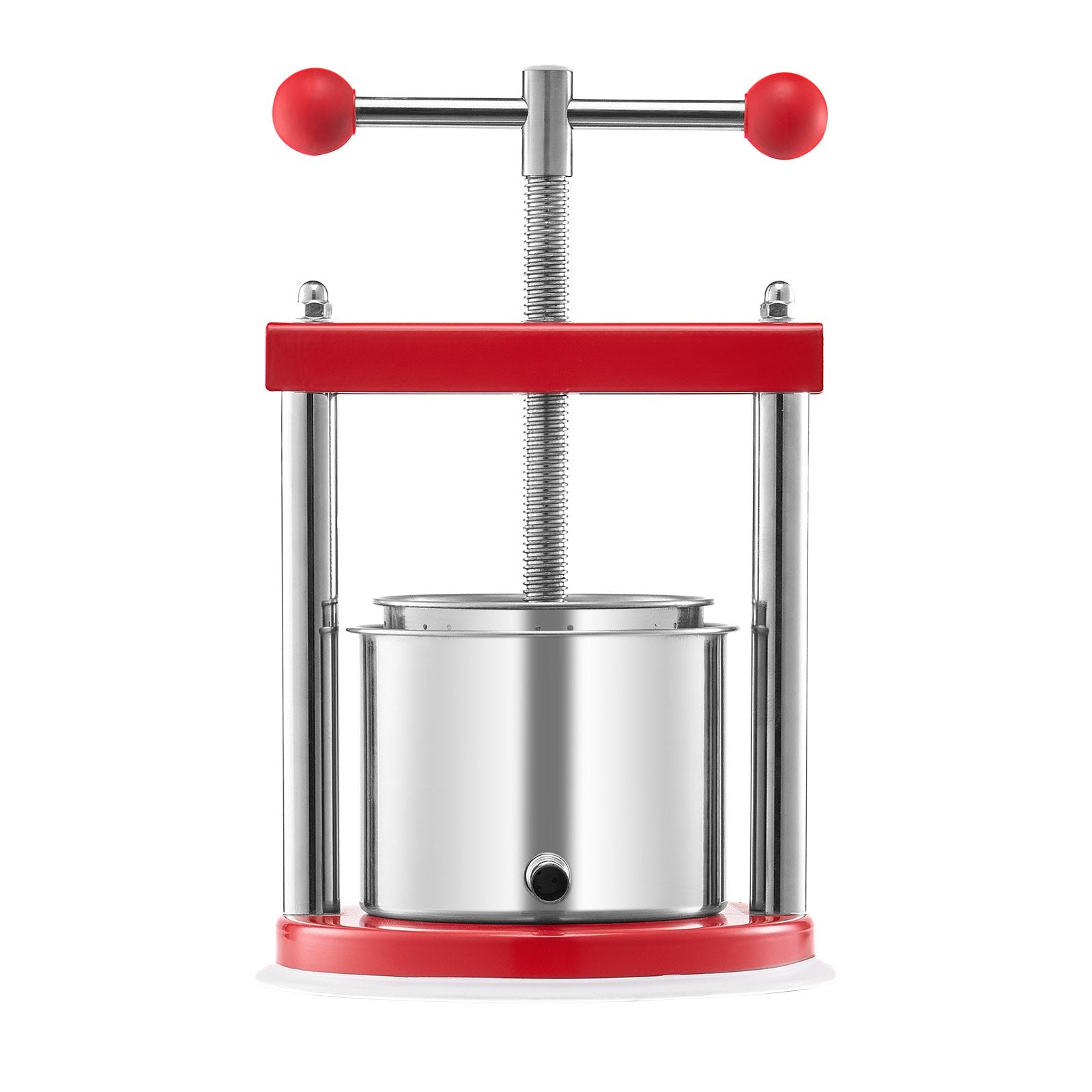 Fruit Wine Press Manual Press for Wine Making 1.6 Gal/6L Stainless Steel V952-GJYZJTMBXG6LEFHOVV0