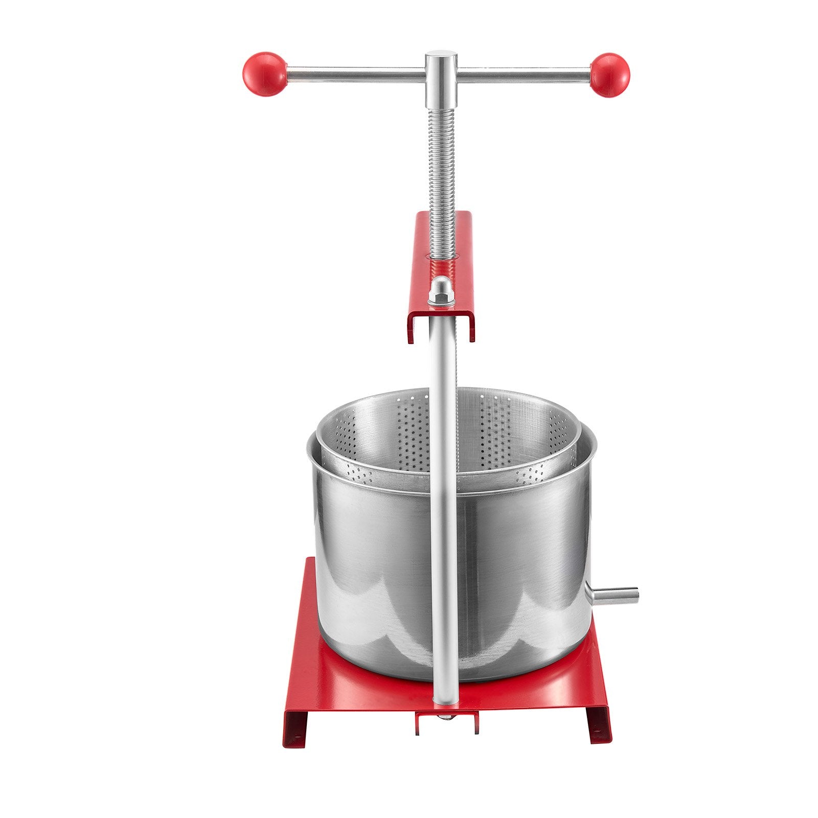Fruit Wine Press Manual Press for Wine Making 1.6 Gal/6L Stainless Steel V952-GJYZJTMBXG6LEFHOVV0