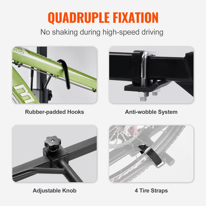 2-Bike Rack Hitch Mount Folding Carrier Car Truck SUV 1.25 V952-GJZXCJTJSGJJ5RWDJV0