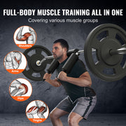 Safety Squat Bar, 318kg Fitness Squat Bar, Safety Squat Bar Attachment with Shoulder and Arm Pads, 28mm V952-GLG2YCDBS150OUNZ2V0