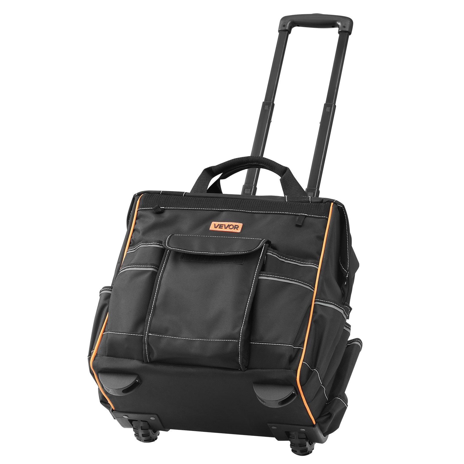 Rolling Tool Bag, 110 lbs Load Capacity, 25 Pockets Heavy Duty Roller Tool Bag on Wheels, Adjustable V952-GLGJD15YC600Y4UPW001V0