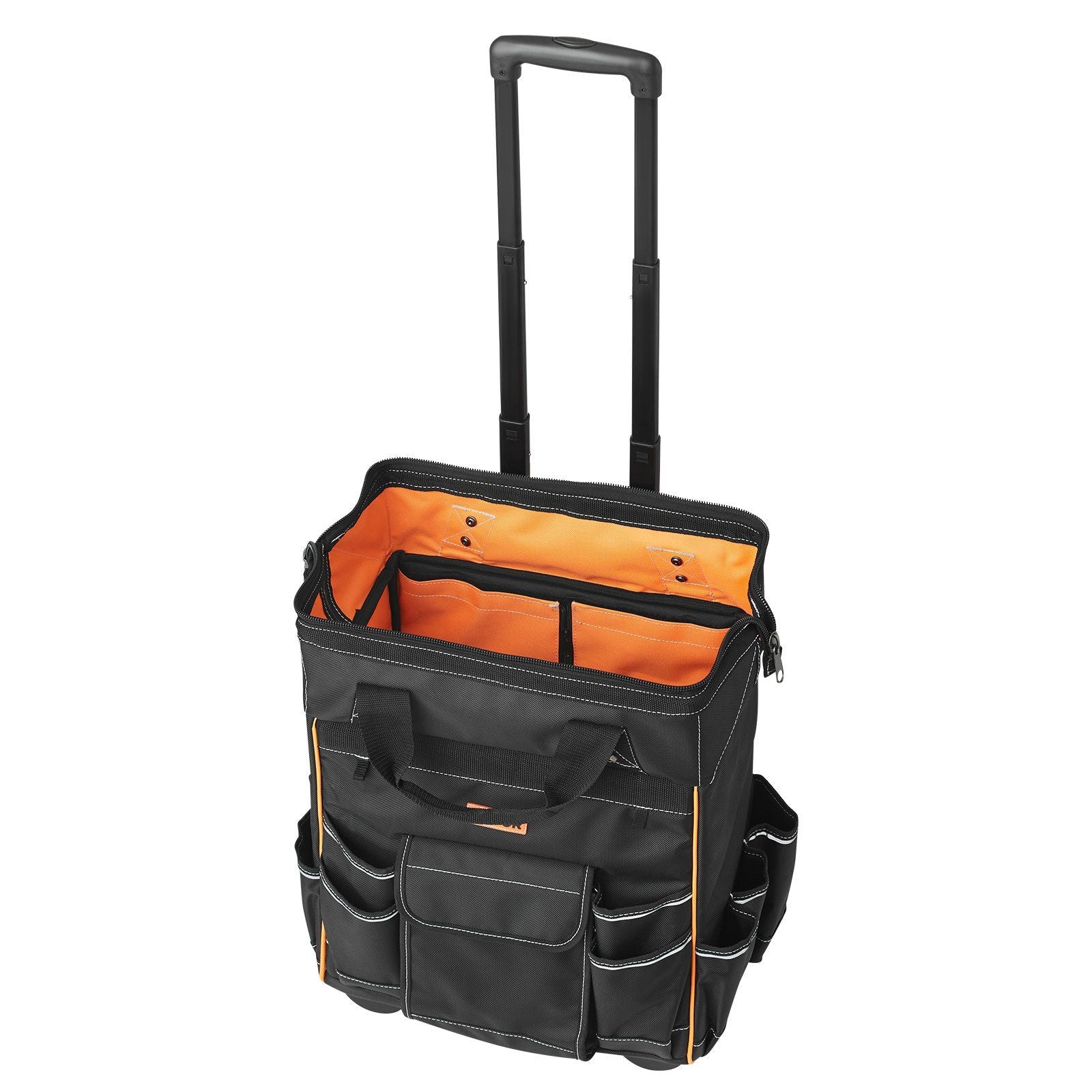 Rolling Tool Bag, 110 lbs Load Capacity, 25 Pockets Heavy Duty Roller Tool Bag on Wheels, Adjustable V952-GLGJD15YC600Y4UPW001V0