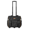 Rolling Tool Bag, 110 lbs Load Capacity, 25 Pockets Heavy Duty Roller Tool Bag with Adjustable Telescoping V952-GLGJD18YC600UPU23001V0