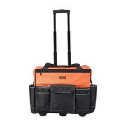 Rolling Tool Bag, 110 lbs Load Capacity, 27 Pockets Heavy Duty Roller Tool Bag on Wheels, Adjustable V952-GLGJD20YC16849CWN001V0