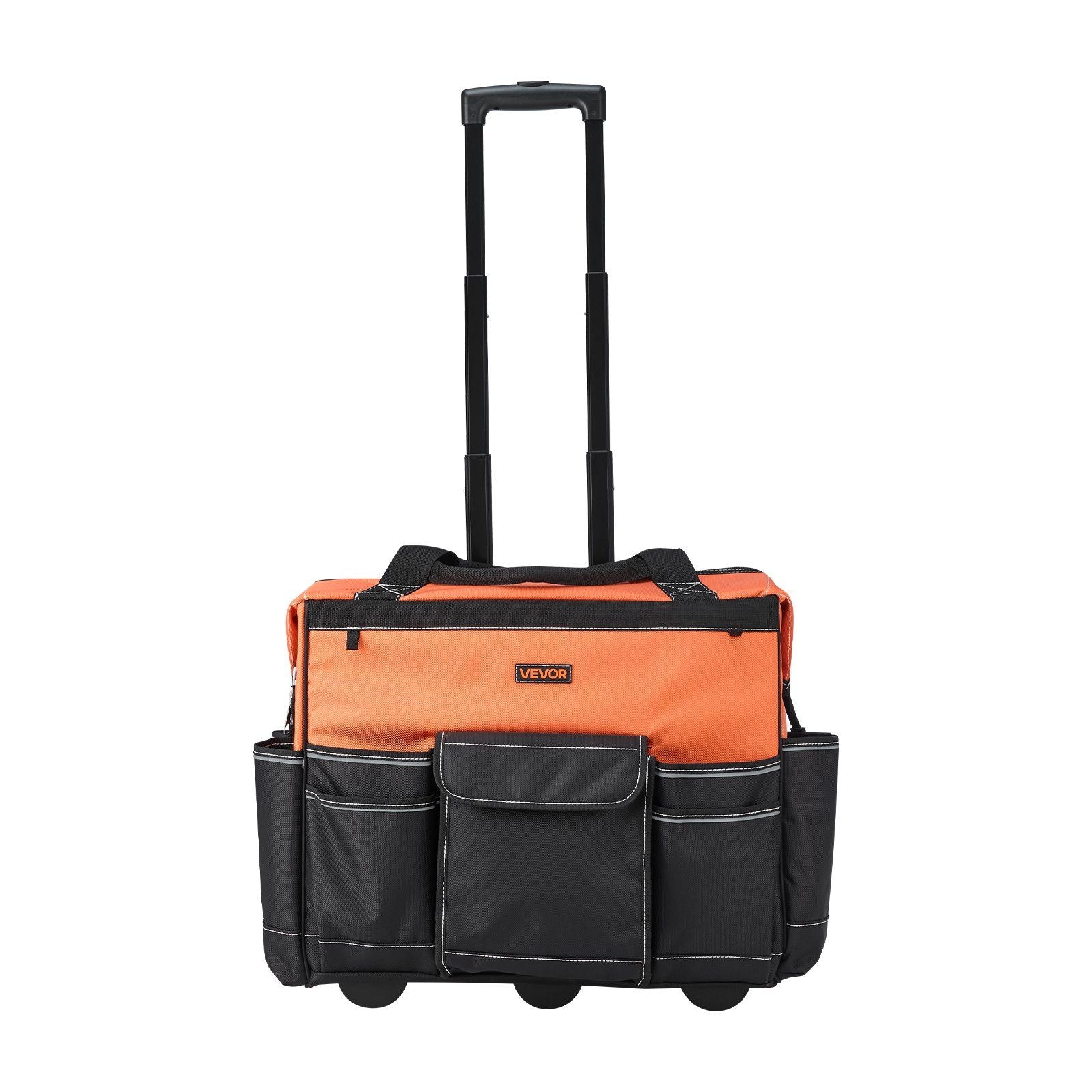 Rolling Tool Bag, 110 lbs Load Capacity, 27 Pockets Heavy Duty Roller Tool Bag on Wheels, Adjustable V952-GLGJD20YC16849CWN001V0