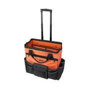 Rolling Tool Bag, 110 lbs Load Capacity, 27 Pockets Heavy Duty Roller Tool Bag on Wheels, Adjustable V952-GLGJD20YC16849CWN001V0