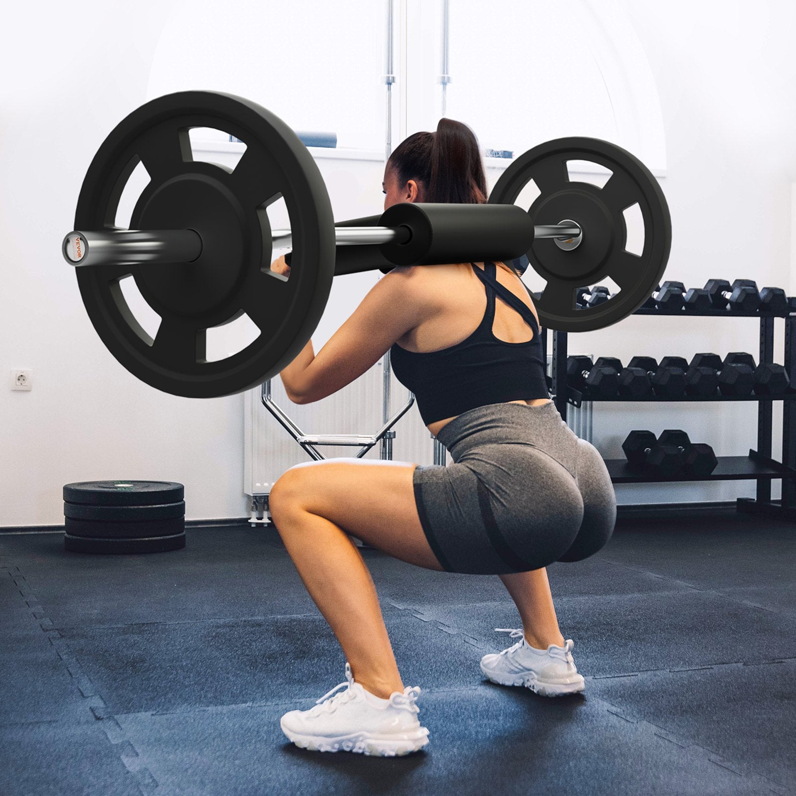 Safety Squat Bar Fitness Squat Bar Attachment Weight Lifting V952-GLGYTS1500B2G5RJ5V0