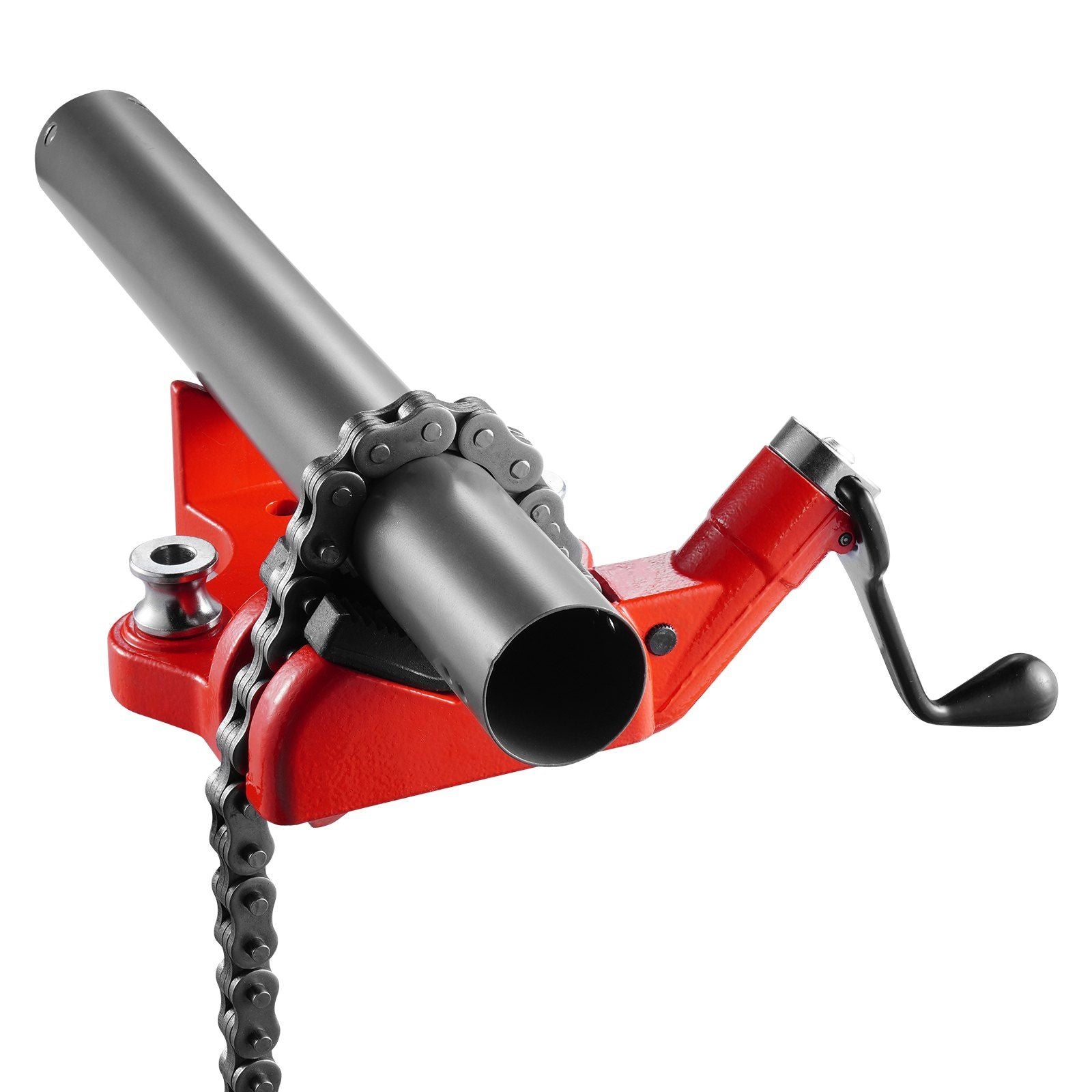 Heavy-Duty Pipe Chain Vise, 1/4" - 6" Pipe Capacity, 28" Rugged Chain & Cast Iron Base, Industrial-Grade Pipe V952-GLHQ146INCHHKQQRCV0