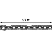 Chain Sling, 8 mm x 1m Lifting Chains with Hooks, G80 Engine Chain Hoist Lifts, 5 Ton Load Capacity Lifting V952-GLSJG80SZGL8MMX1MV0