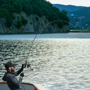 Rod and Fishing Reel Combo, IM6 Fiberglass & Carbon Fiber Spinning Rod and Reel Combo, Bass Fishing Pole with V952-GLZHFCLQX65YD6OUO001V0