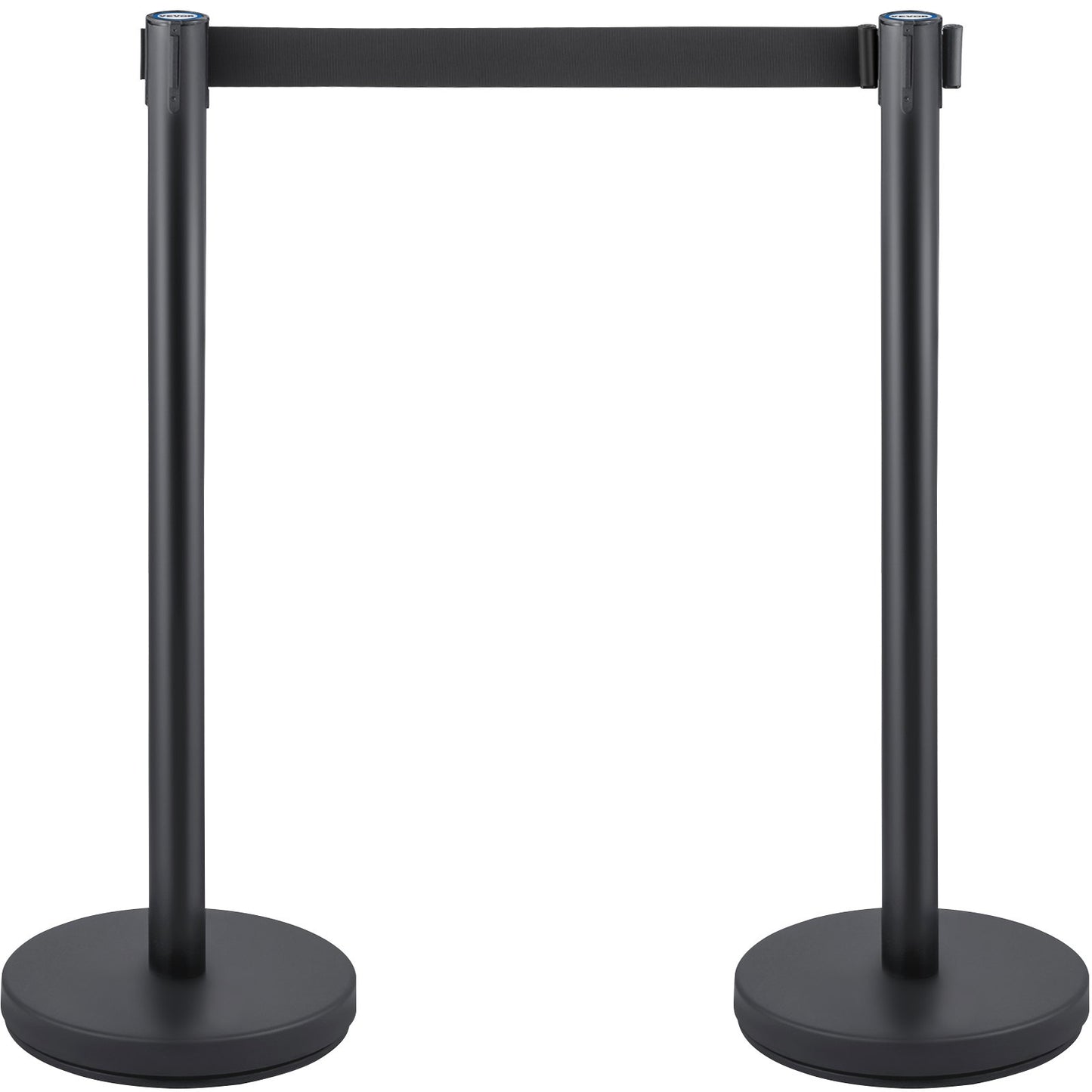 Crowd Control Stanchion, Set of 6 Pieces Stanchion Set, Stanchion Set with 6.6 ft/2 m Black Retractable Belt, V952-GLZHSHDJTZGT6K2UKV0