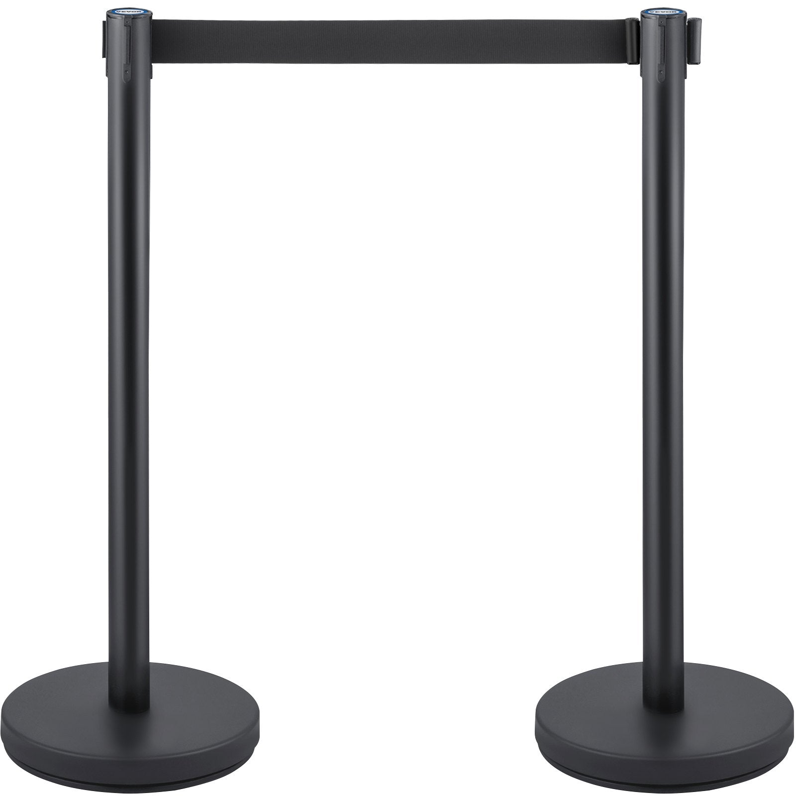 Crowd Control Stanchion, Set of 6 Pieces Stanchion Set, Stanchion Set with 6.6 ft/2 m Black Retractable Belt, V952-GLZHSHDJTZGT6K2UKV0