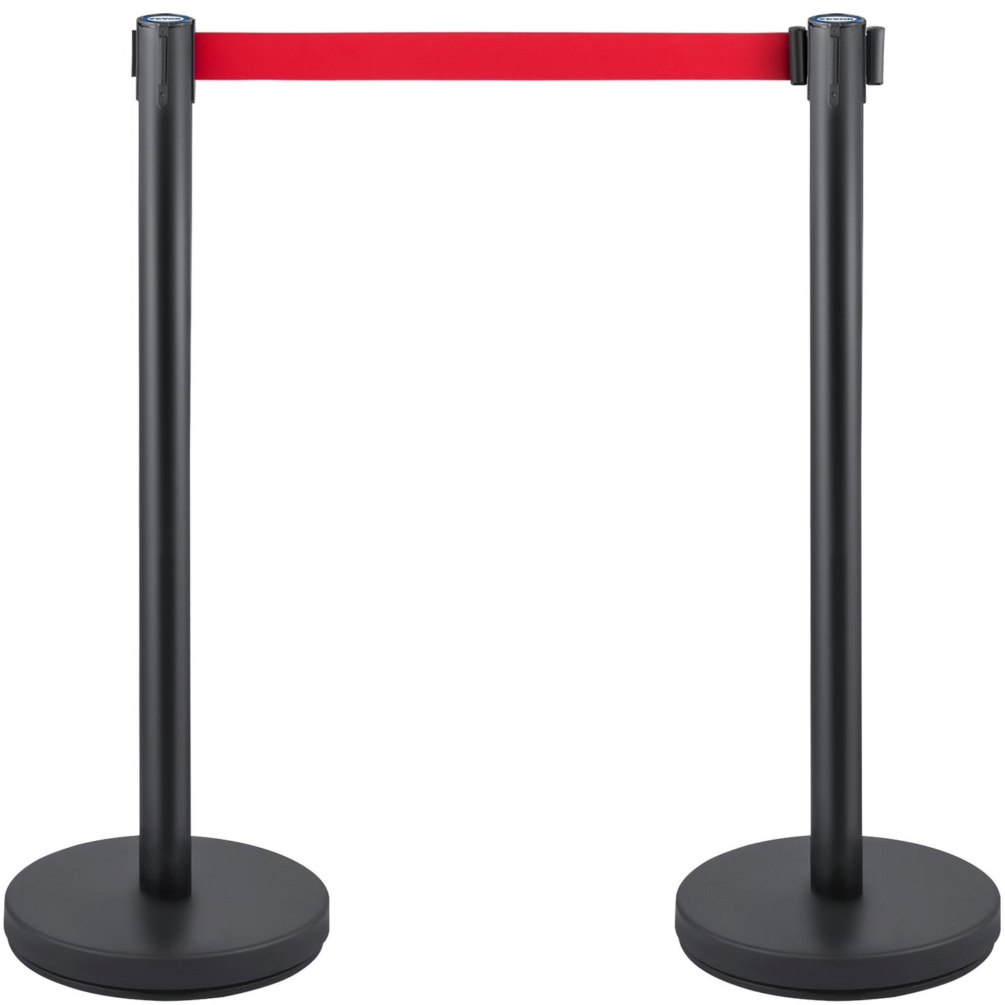 Crowd Control Stanchion, Set of 6 Pieces Stanchion Set, Stanchion Set with 6.6 ft/2 m Red Retractable Belt, V952-GLZHSHDJTZGX6TVTYV0