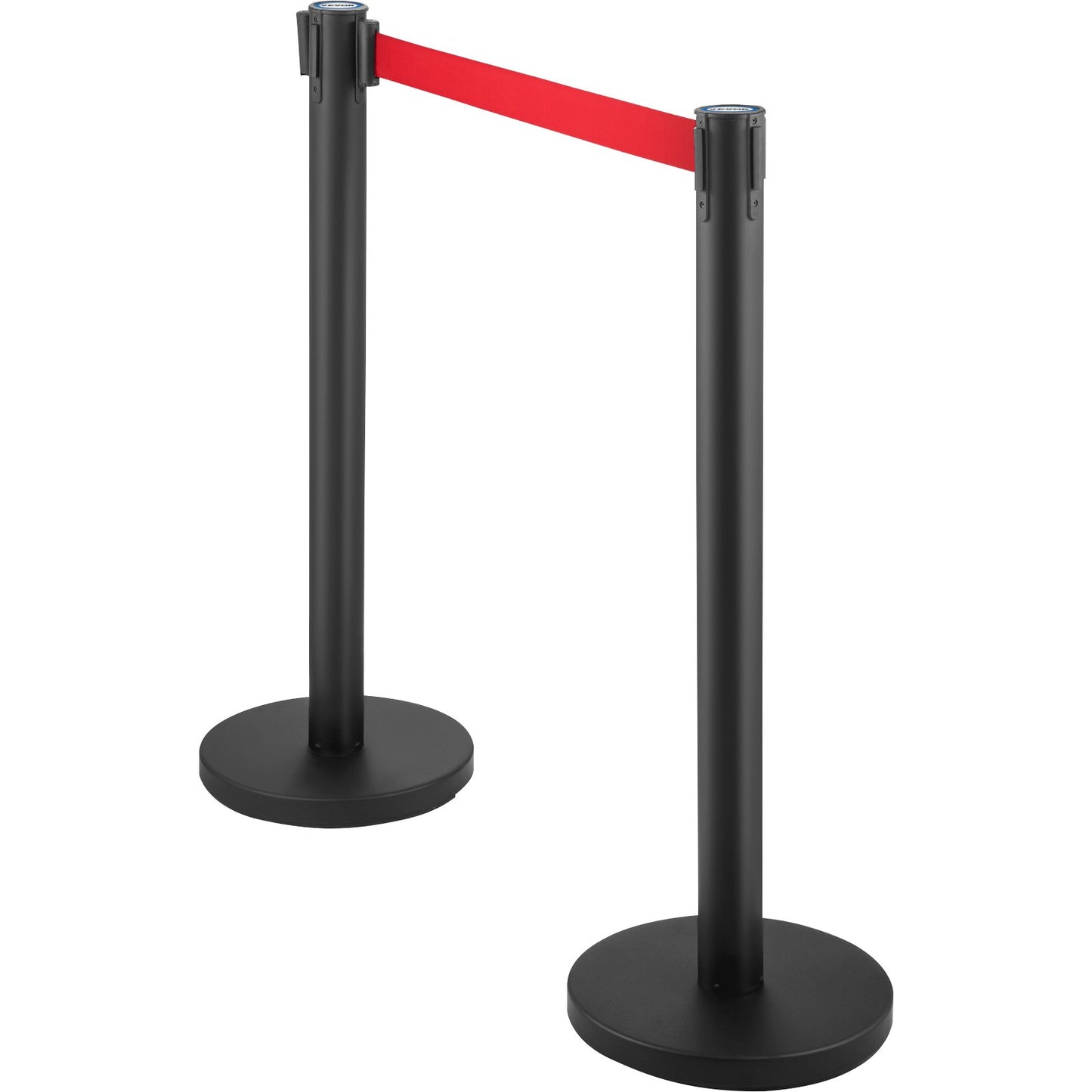 Crowd Control Stanchion, Set of 6 Pieces Stanchion Set, Stanchion Set with 6.6 ft/2 m Red Retractable Belt, V952-GLZHSHDJTZGX6TVTYV0