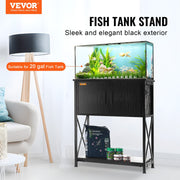 Aquarium Stand, 20 Gallon Fish Tank Stand, 25.6 x 16.5 x 31.9 in Steel and MDF Turtle Tank Stand, 167.6 lbs V952-GMZSZXZJMBXGS21QGV3
