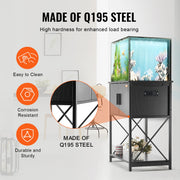 Aquarium Stand, 20 Gallon Fish Tank Stand, 25.6 x 16.5 x 31.9 in Steel and MDF Turtle Tank Stand, 167.6 lbs V952-GMZSZXZJMBXGS21QGV3
