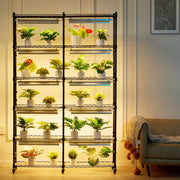 Plant Stand with Grow Light 6 Tiers 200W 59.1" Indoor Plant Grow Shelf V952-GNZWJ180CM12G2SEPV3