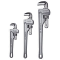 3-Piece Pipe Wrench Set, 10" 14" 18" Aluminum Straight Pipe Wrench, Adjustable Plumbing Wrench, with High V952-GQBS101418IN6D4SMV0