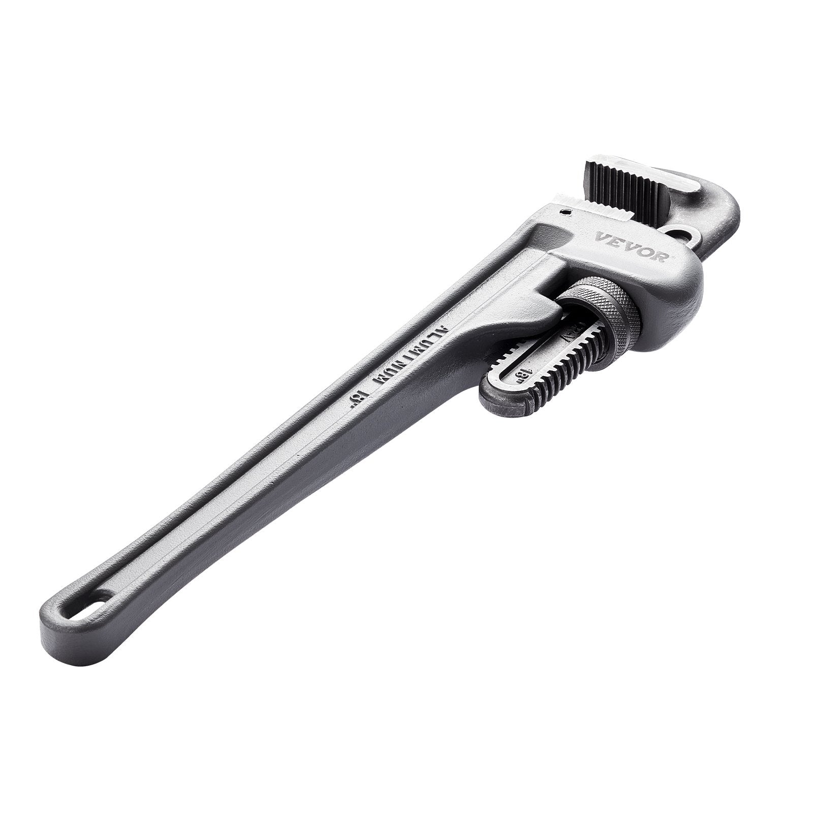 3-Piece Pipe Wrench Set, 10" 14" 18" Aluminum Straight Pipe Wrench, Adjustable Plumbing Wrench, with High V952-GQBS101418IN6D4SMV0