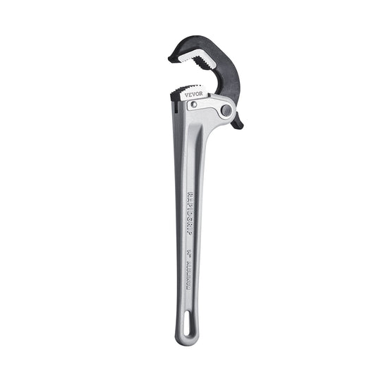 Pipe Wrench, 14" Aluminum Straight Pipe Wrench, Automatic Jaw Adjustment, Adjustable Plumbing Wrench, Easy to V952-GQBS14INCHZG5HXBPV0