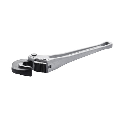 Pipe Wrench, 14" Aluminum Straight Pipe Wrench, Automatic Jaw Adjustment, Adjustable Plumbing Wrench, Easy to V952-GQBS14INCHZG5HXBPV0
