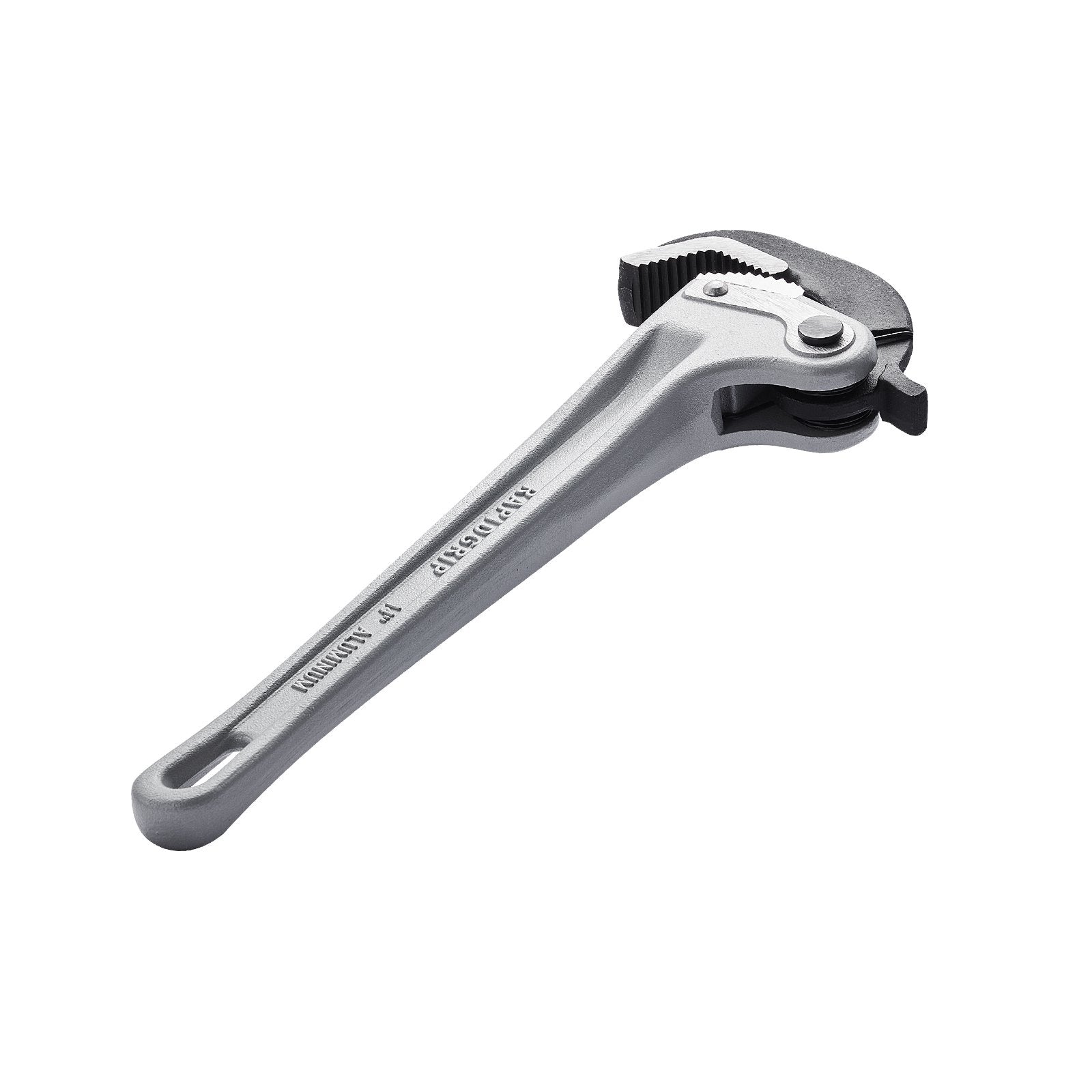 Pipe Wrench, 14" Aluminum Straight Pipe Wrench, Automatic Jaw Adjustment, Adjustable Plumbing Wrench, Easy to V952-GQBS14INCHZG5HXBPV0