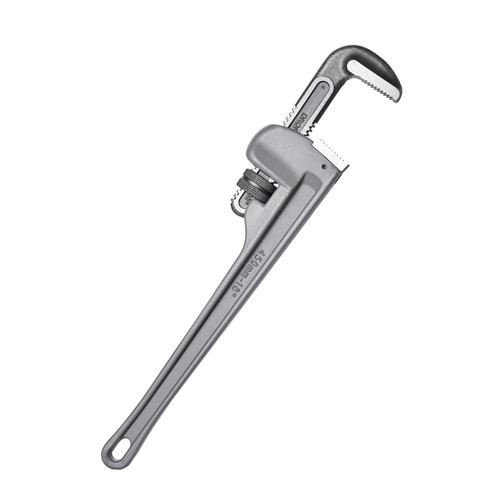 Pipe Wrench, 18" Aluminum Straight Pipe Wrench, Adjustable Plumbing Wrench, with High Strength Jaw and V952-GQBSZG18INCHV5JD7V0